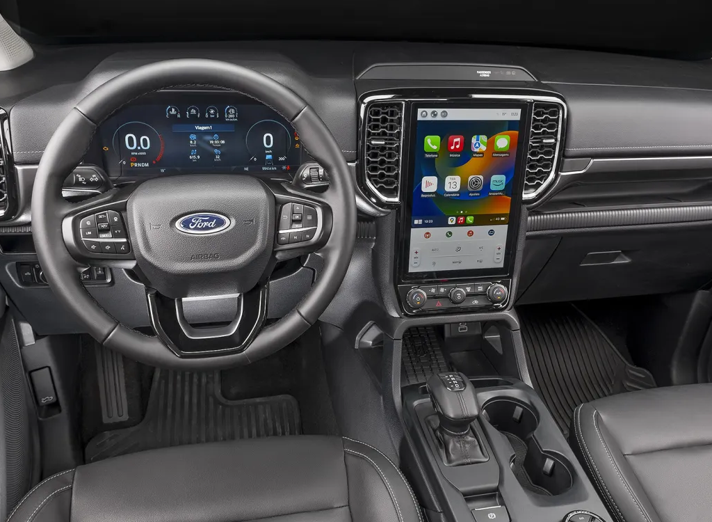 Multimídia Ford Ranger XLS Painel Multimídia da Ford Ranger XLS